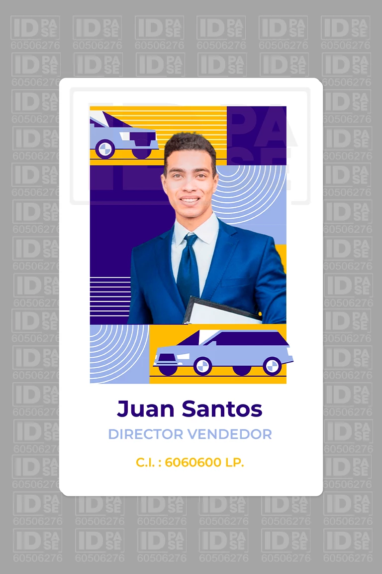 Credenciales PVC para Vendedores y Asesores Comerciales